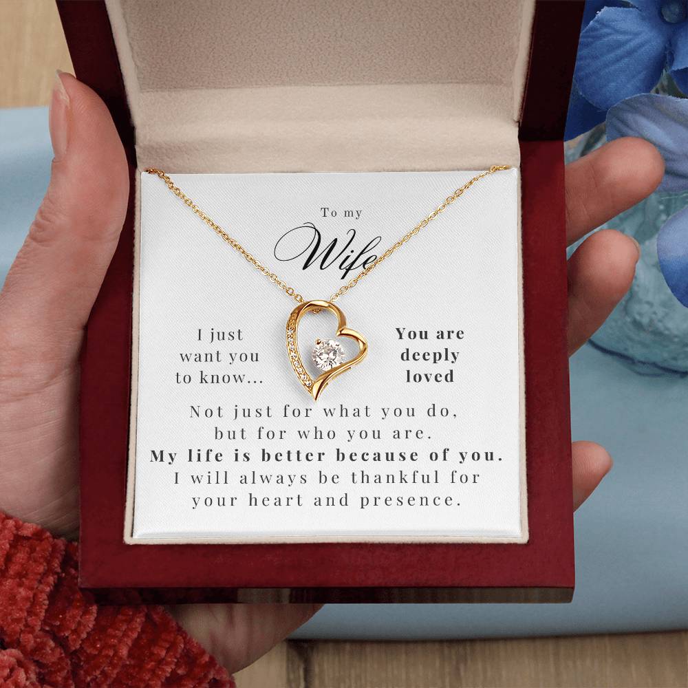 The Heart That Made My Life Richer (A Great Romantic Gift for Wife)