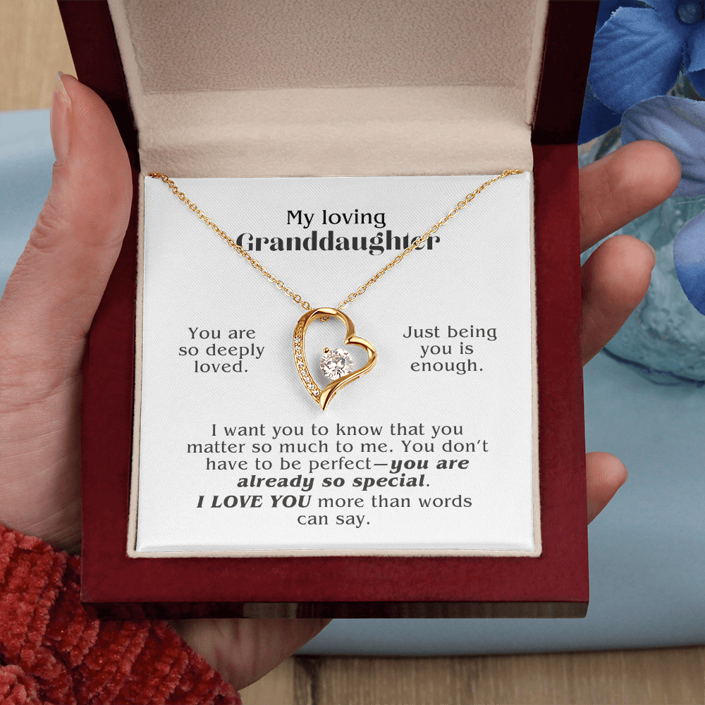 Loved Simply for Being Herself (A Beautiful and Thoughful Gift for Granddaughter)