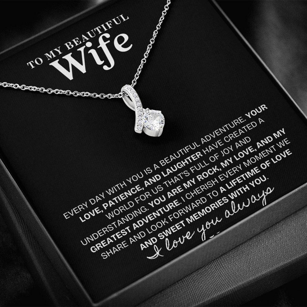 Enchanted Sparkle: The Alluring Beauty Necklace BLK