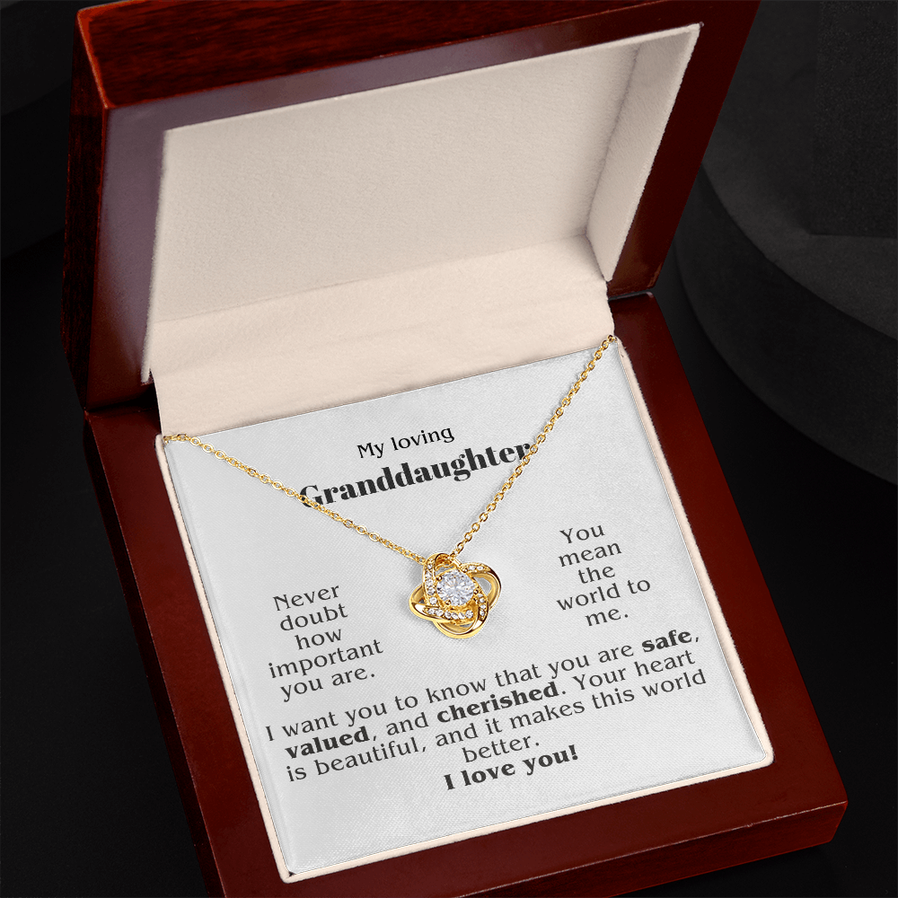 A Beautiful and Thoughtful Gift for Granddaughter - Held Gently in What Matters Most