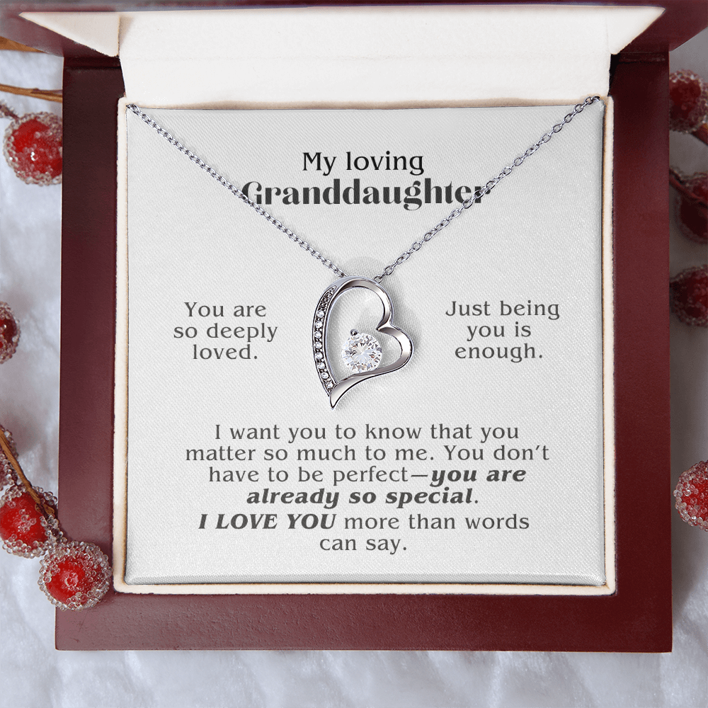 Loved Simply for Being Herself (A Beautiful and Thoughful Gift for Granddaughter)