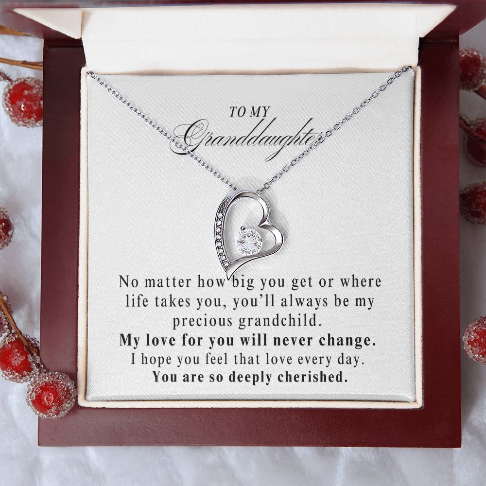 A Beautiful and Thoughtful Gift for Granddaughter - Forever Small in the Place I Keep You