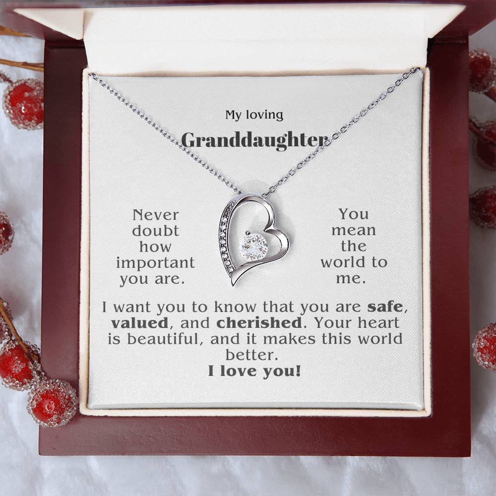 A Beautiful and Thoughtful Gift for Granddaughter - Held Gently in What Matters Most