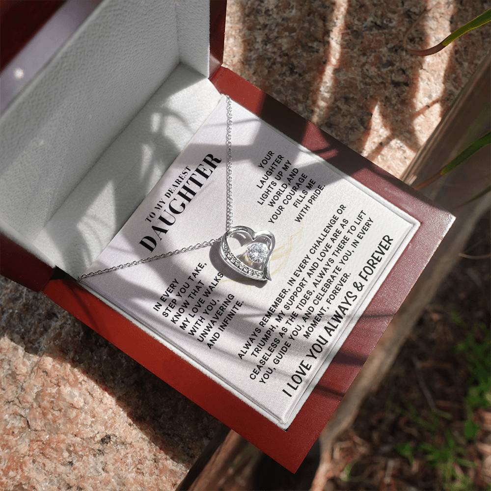 Eternal Embrace: The Forever Love Necklace for Daughter 001