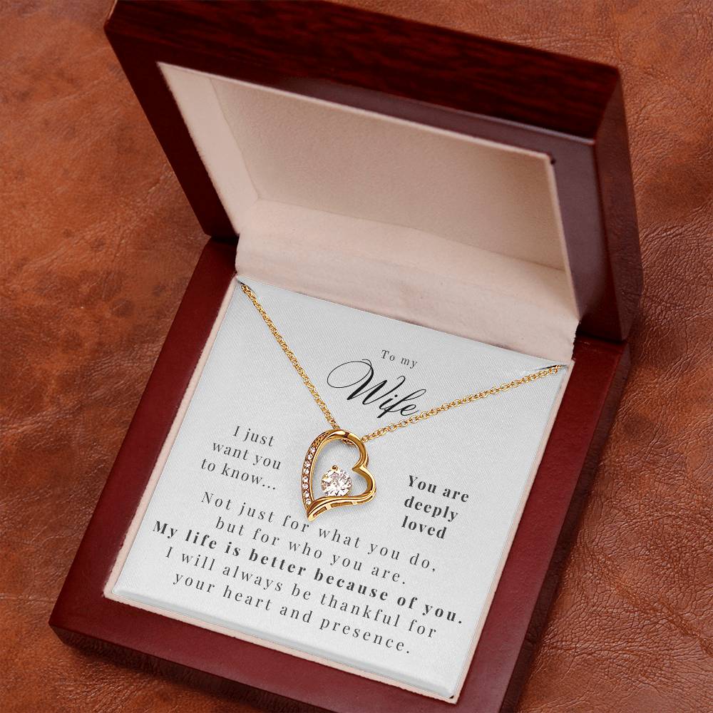 The Heart That Made My Life Richer (A Great Romantic Gift for Wife)