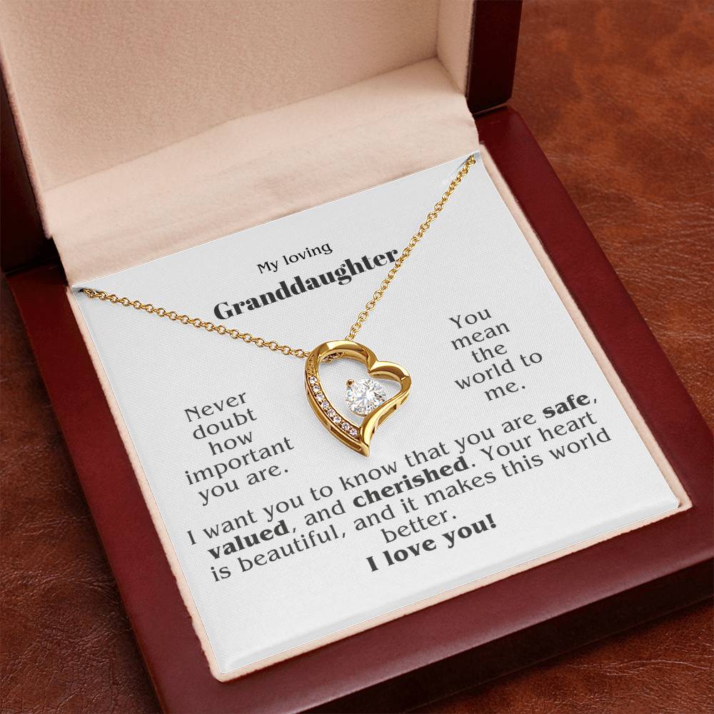 A Beautiful and Thoughtful Gift for Granddaughter - Held Gently in What Matters Most
