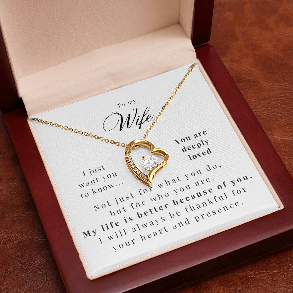 The Heart That Made My Life Richer (A Great Romantic Gift for Wife)