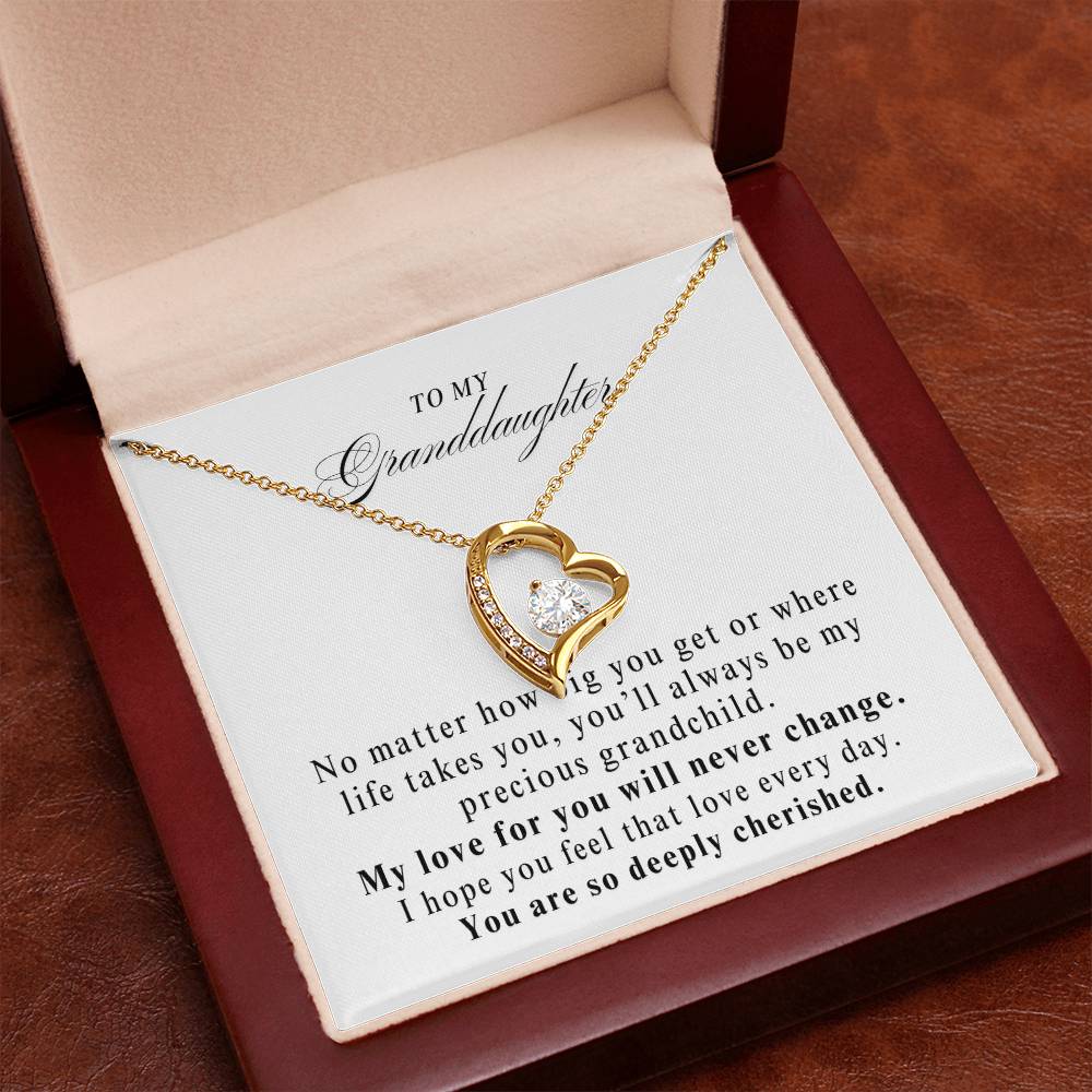 A Beautiful and Thoughtful Gift for Granddaughter - Forever Small in the Place I Keep You