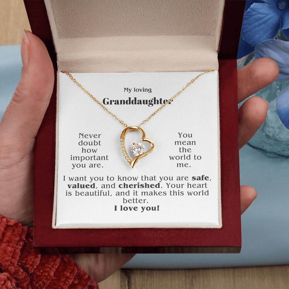 A Beautiful and Thoughtful Gift for Granddaughter - Held Gently in What Matters Most