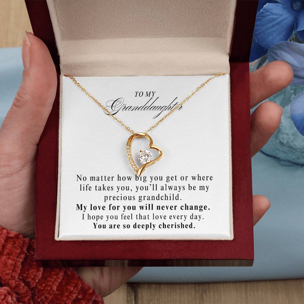 A Beautiful and Thoughtful Gift for Granddaughter - Forever Small in the Place I Keep You
