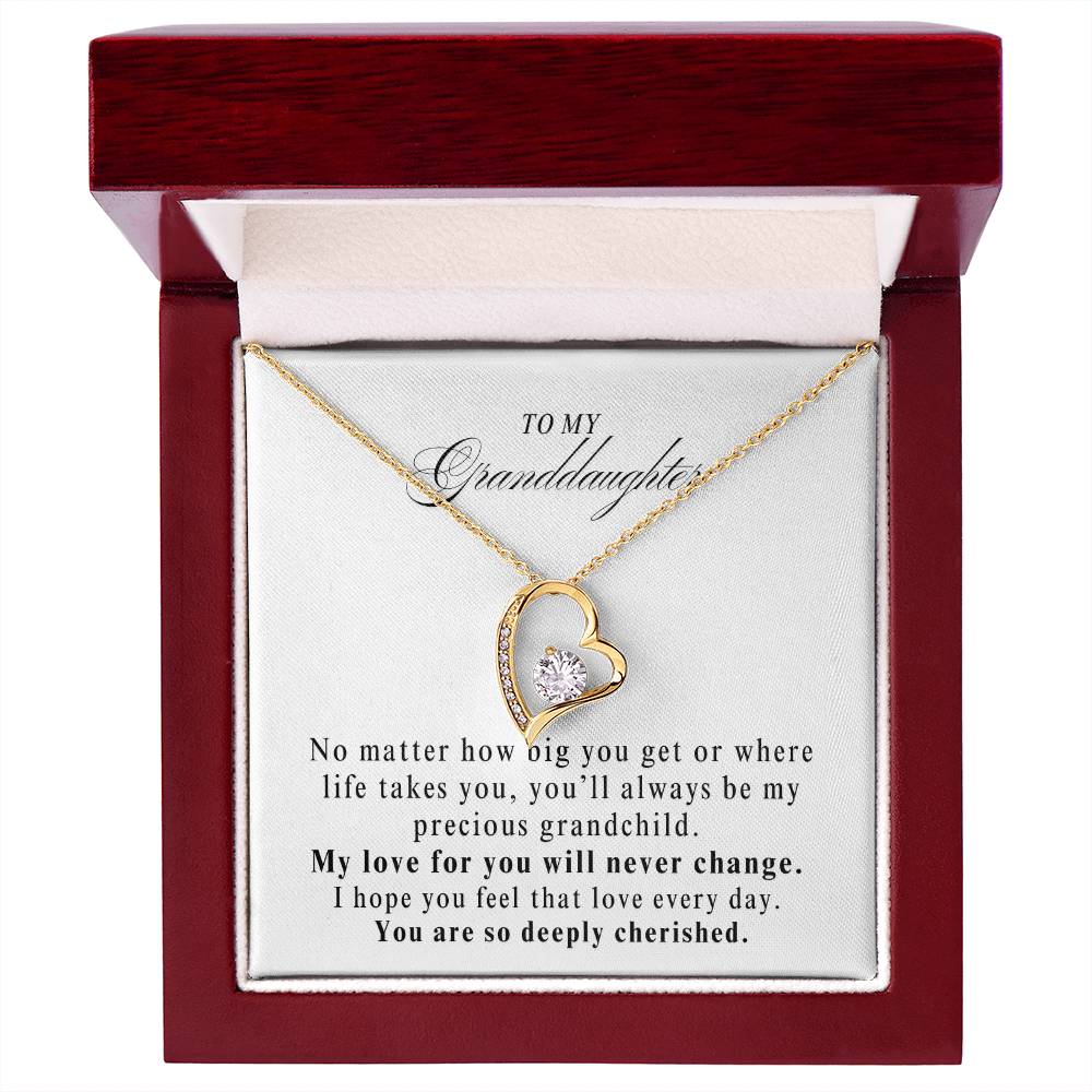 A Beautiful and Thoughtful Gift for Granddaughter - Forever Small in the Place I Keep You