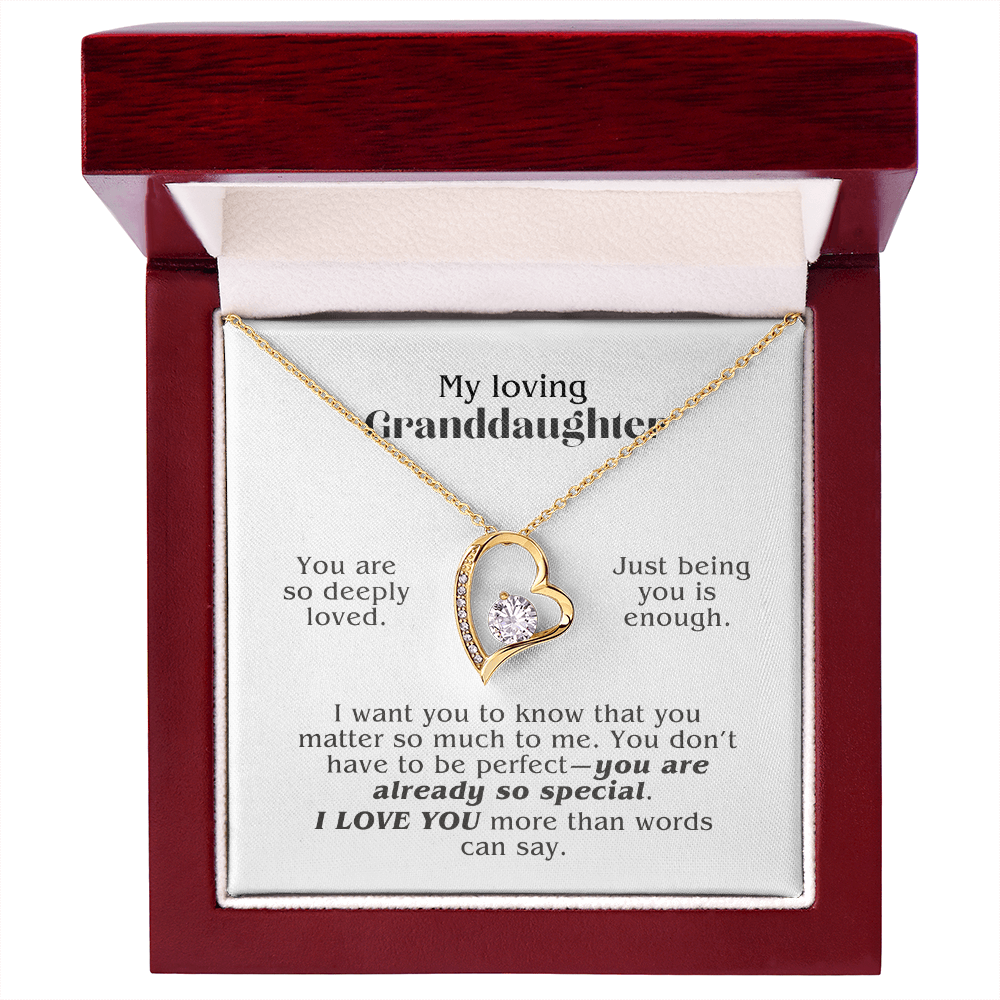 Loved Simply for Being Herself (A Beautiful and Thoughful Gift for Granddaughter)