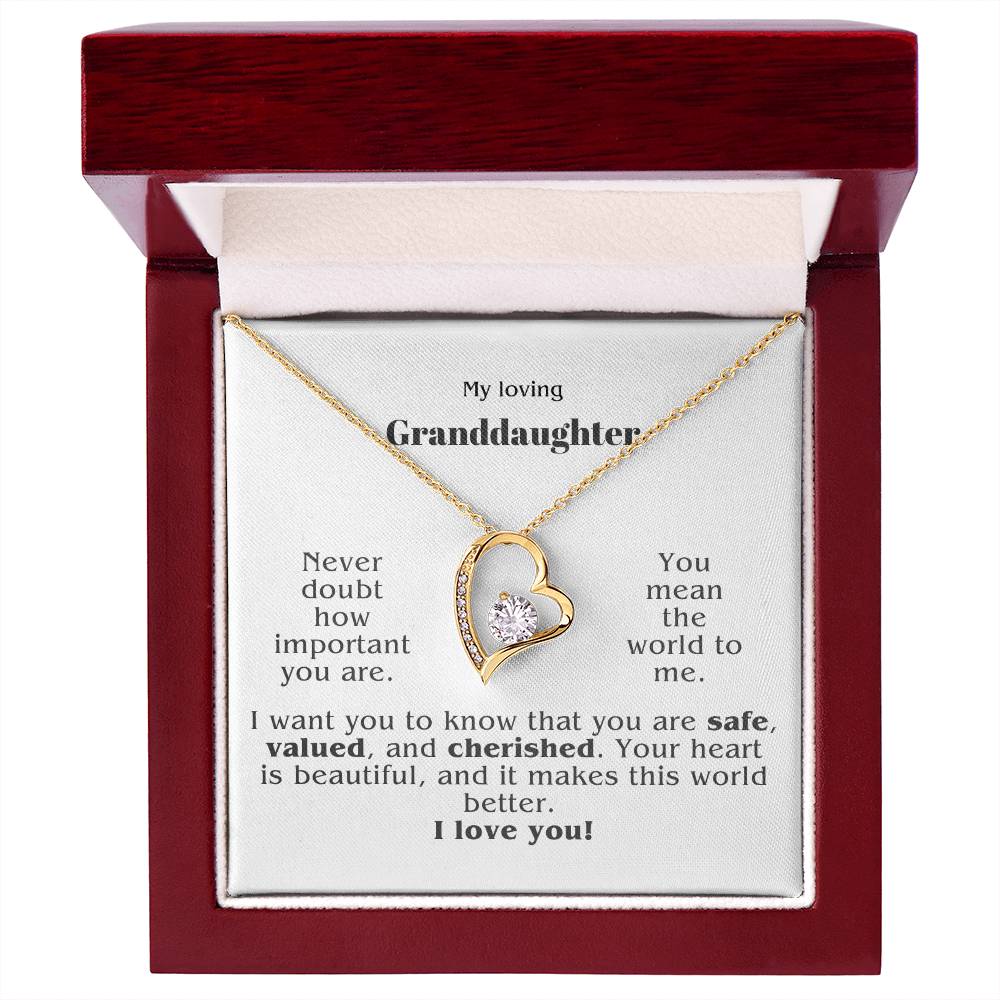 A Beautiful and Thoughtful Gift for Granddaughter - Held Gently in What Matters Most