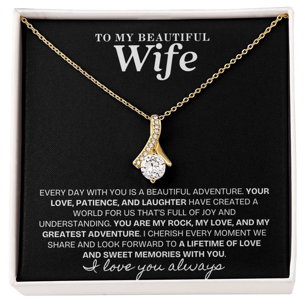 Enchanted Sparkle: The Alluring Beauty Necklace BLK