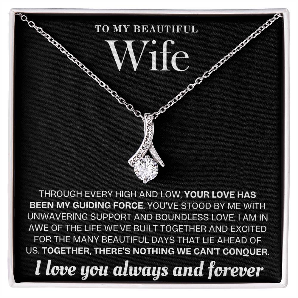 Enchanted Sparkle: The Alluring Beauty Necklace BLK 001