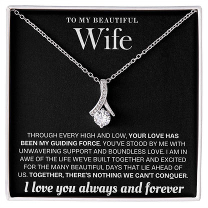 Enchanted Sparkle: The Alluring Beauty Necklace BLK 001