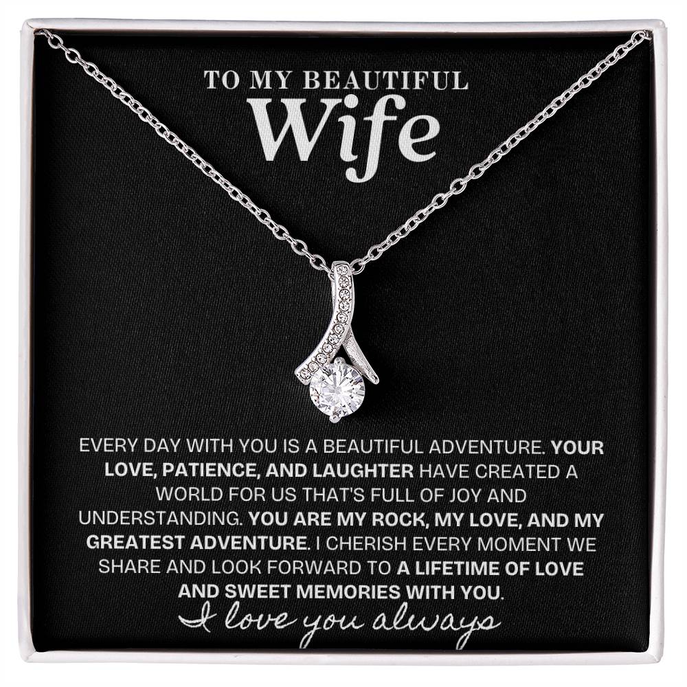 Enchanted Sparkle: The Alluring Beauty Necklace BLK