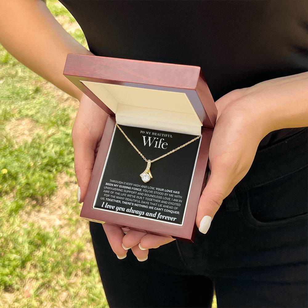 Enchanted Sparkle: The Alluring Beauty Necklace BLK 001