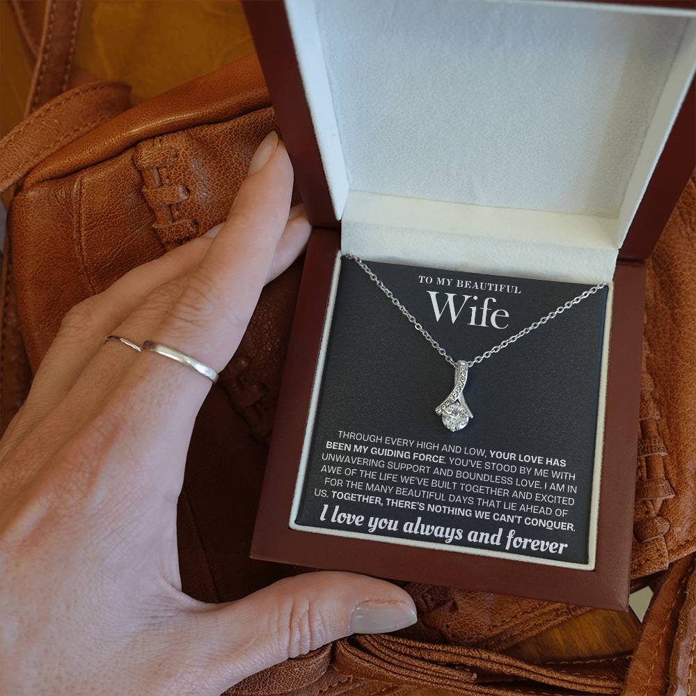 Enchanted Sparkle: The Alluring Beauty Necklace BLK 001