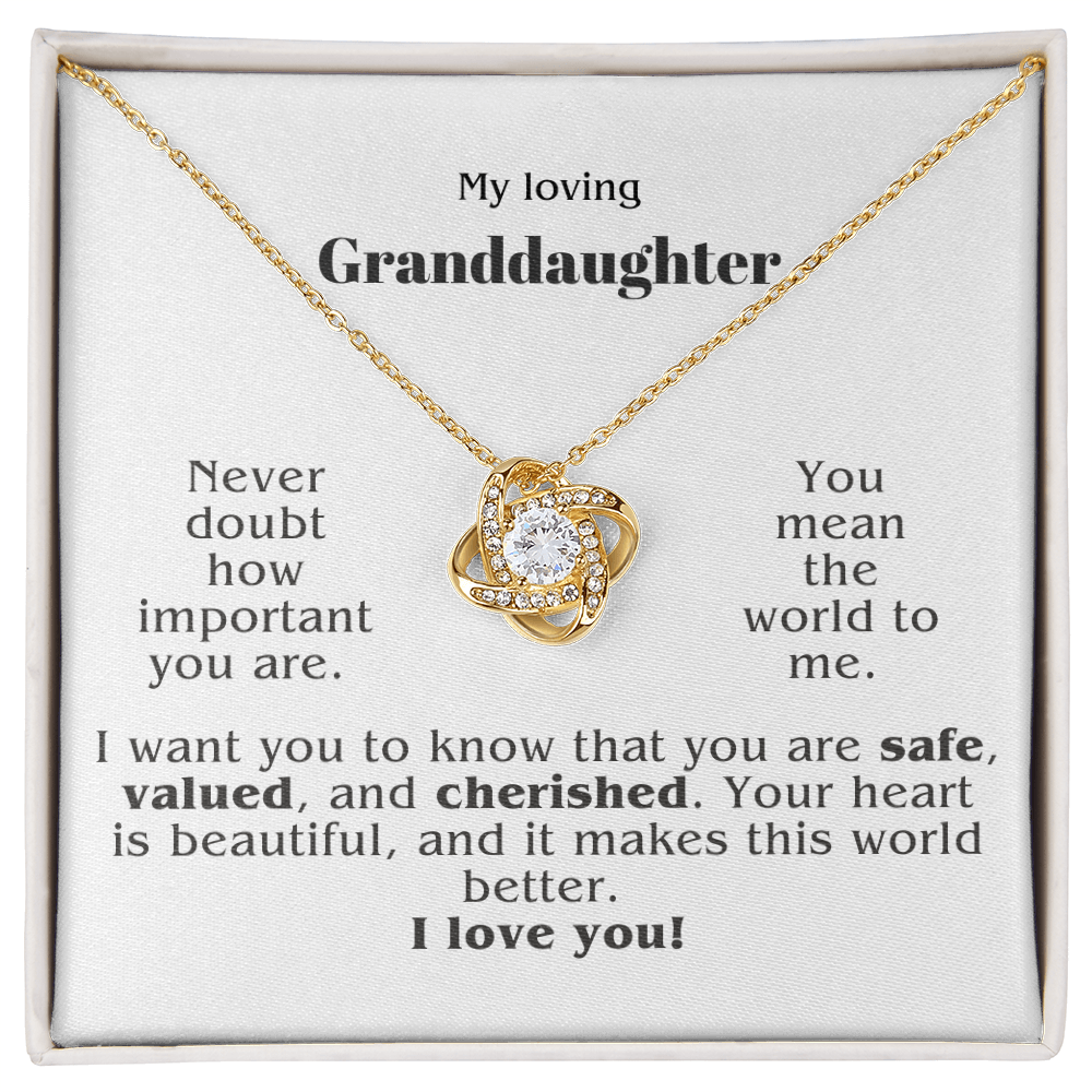 A Beautiful and Thoughtful Gift for Granddaughter - Held Gently in What Matters Most