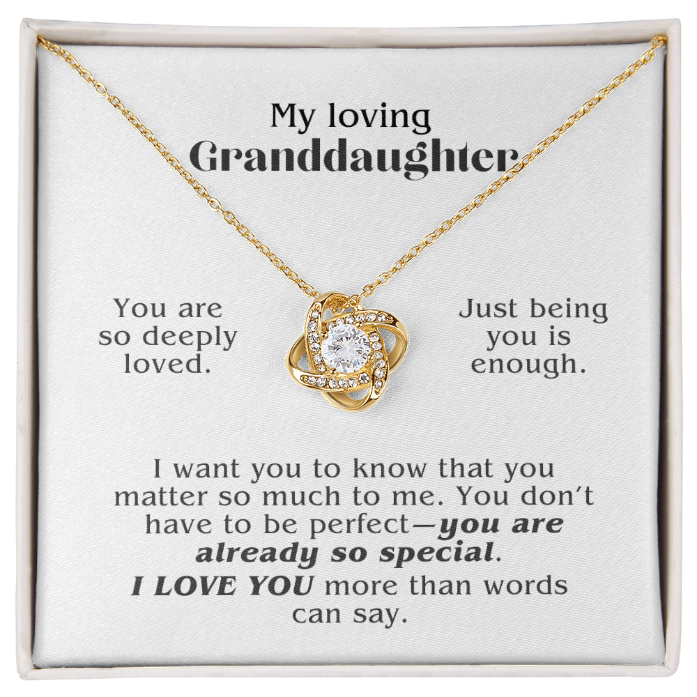 Loved Simply for Being Herself (A Beautiful and Thoughful Gift for Granddaughter)