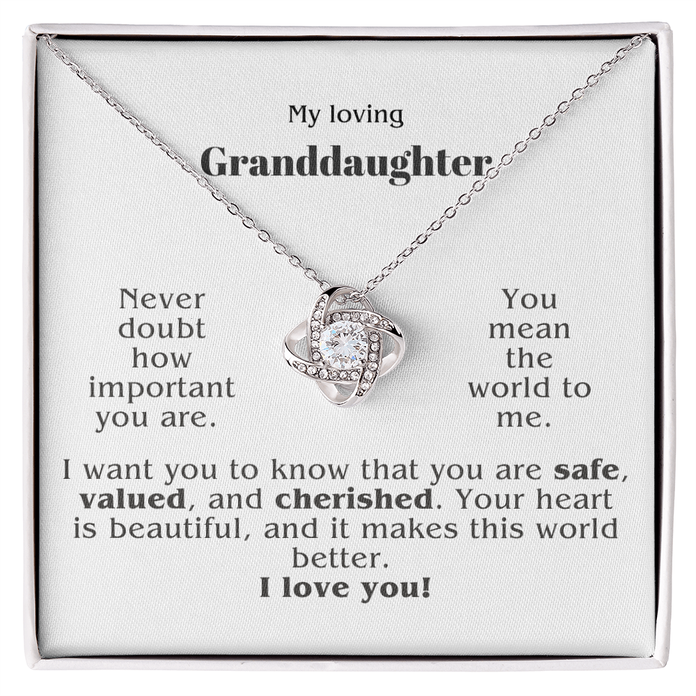 A Beautiful and Thoughtful Gift for Granddaughter - Held Gently in What Matters Most