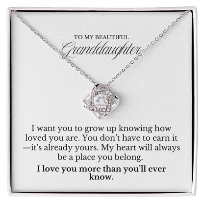 A Beautiful and Thoughtful Gift for Granddaughter - A Place You Will Always Belong