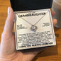 Eternal Embrace: Love Knot Necklace for My Granddaughter WHTE
