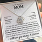 Eternal Embrace: Love Knot Necklace for My Mom 002