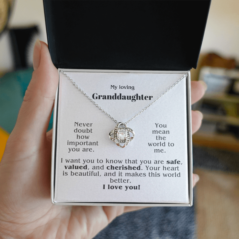A Beautiful and Thoughtful Gift for Granddaughter - Held Gently in What Matters Most