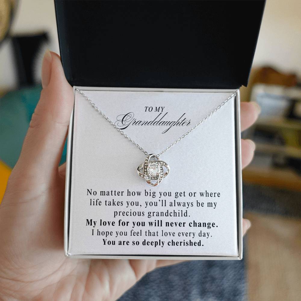 A Beautiful and Thoughtful Gift for Granddaughter - Forever Small in the Place I Keep You