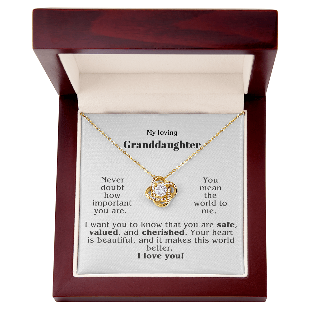A Beautiful and Thoughtful Gift for Granddaughter - Held Gently in What Matters Most