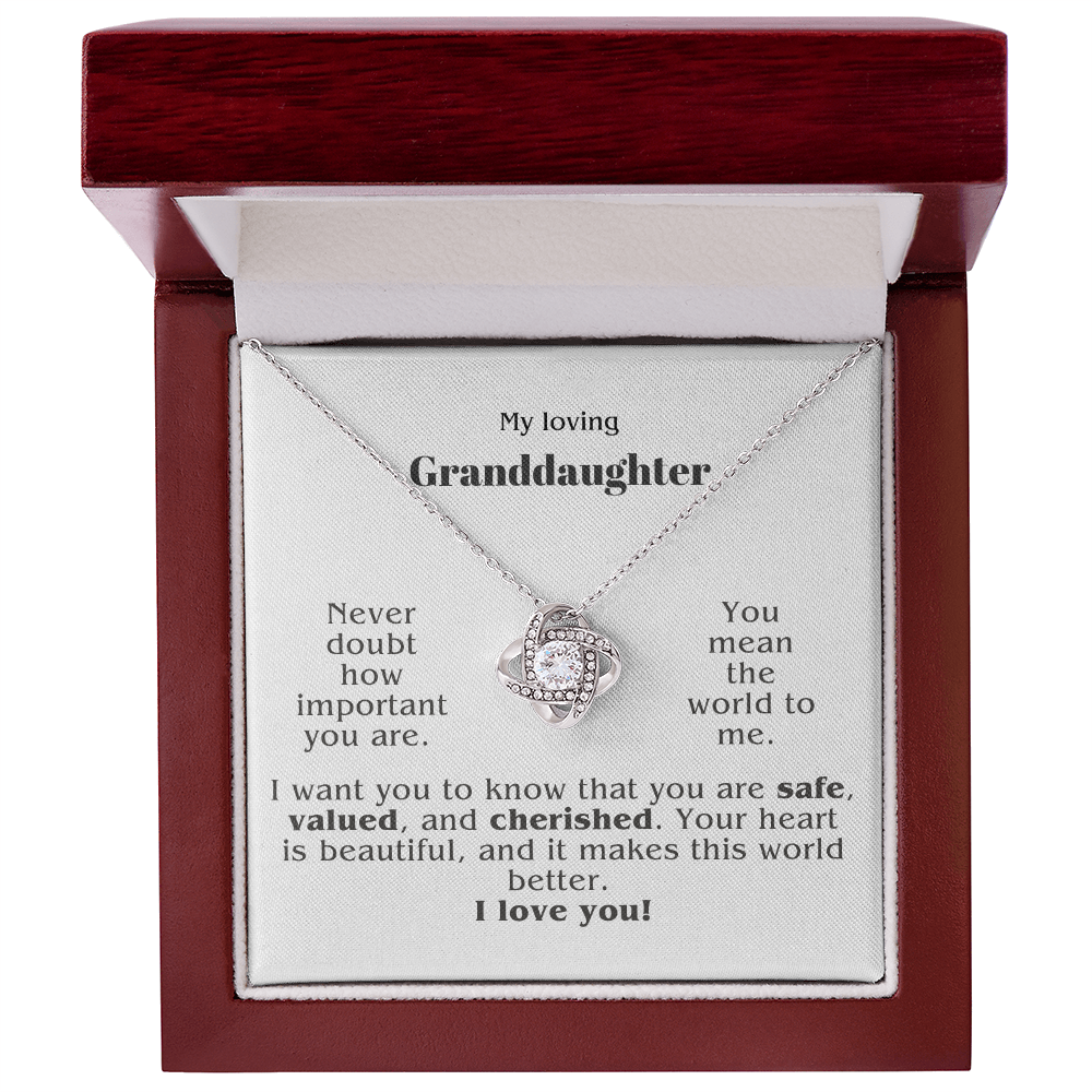 A Beautiful and Thoughtful Gift for Granddaughter - Held Gently in What Matters Most