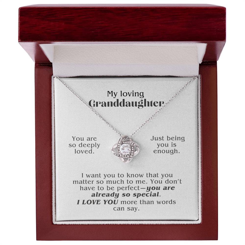 Loved Simply for Being Herself (A Beautiful and Thoughful Gift for Granddaughter)