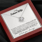 Eternal Embrace: Love Knot Necklace for My Future Wife WHTE 001