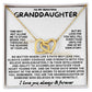 Eternal Bond: Granddaughter's Interlocking Hearts Necklace GL-004