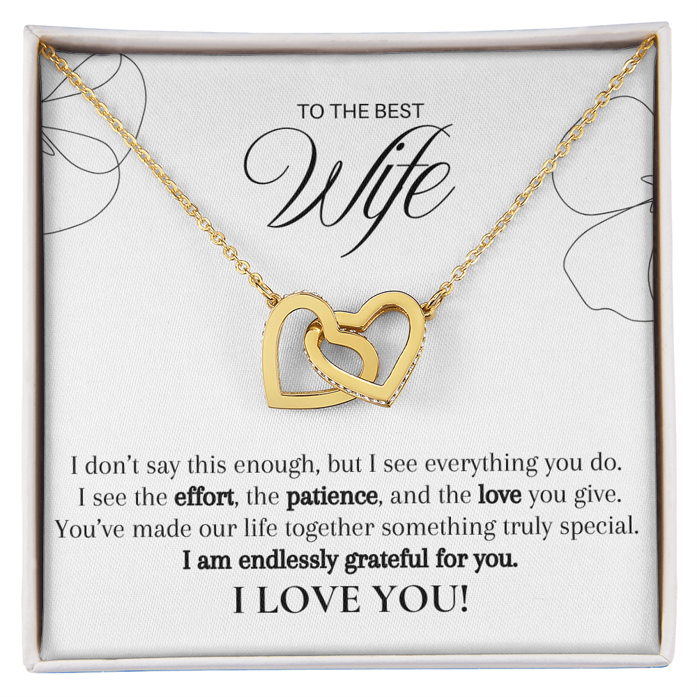 Seen Through Her Love, Cherished Always (A Great Romantic Gift for Wife)