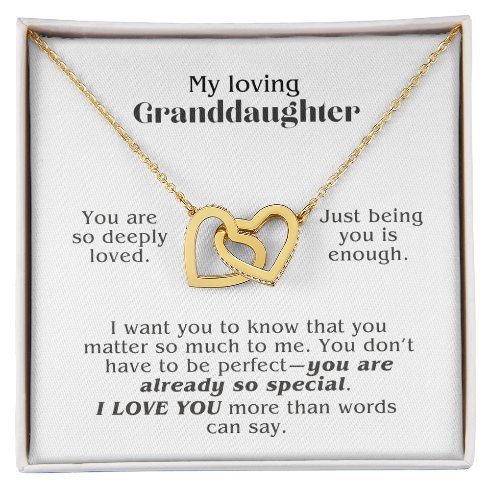 Loved Simply for Being Herself (A Beautiful and Thoughful Gift for Granddaughter)