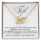 The Love She Gives That Grounds My World (A Great Romantic Gift for Wife)