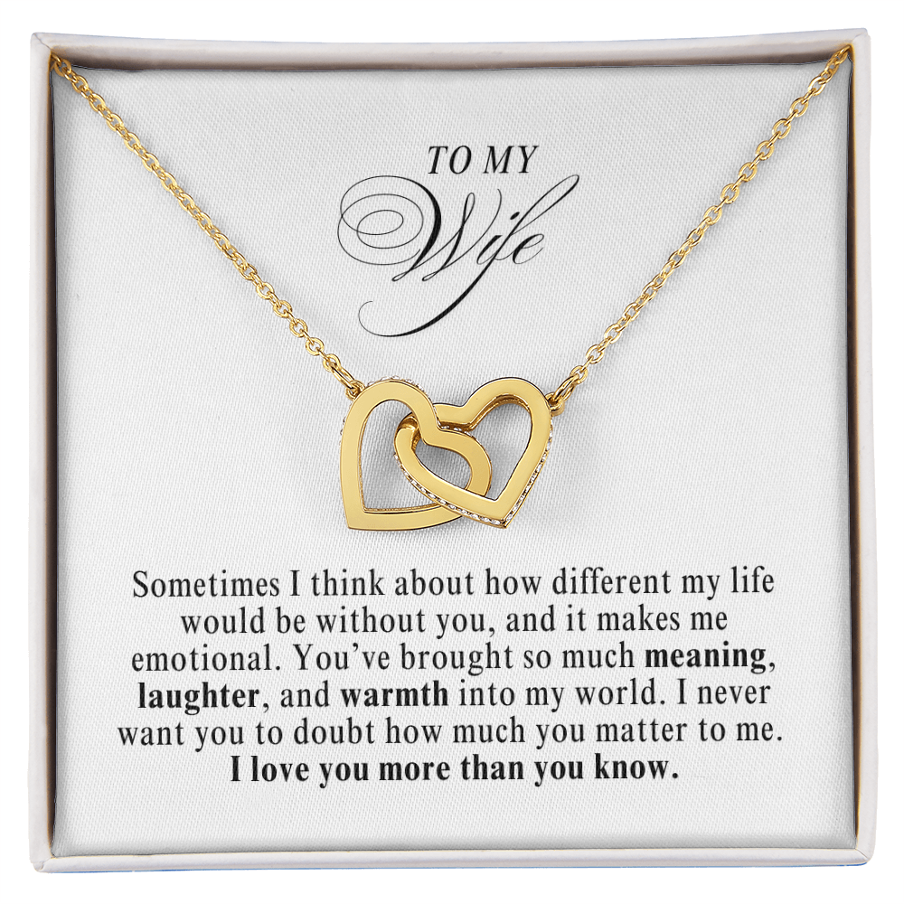 The Meaning She Brought Into My World (A Great Romantic Gift for Wife)