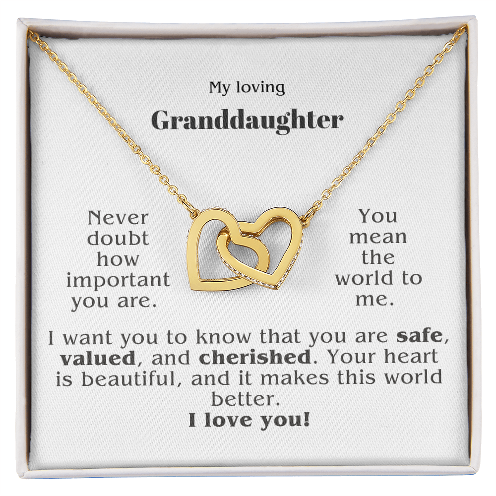 A Beautiful and Thoughtful Gift for Granddaughter - Held Gently in What Matters Most