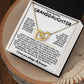 Eternal Bond: Granddaughter's Interlocking Hearts Necklace GL-004