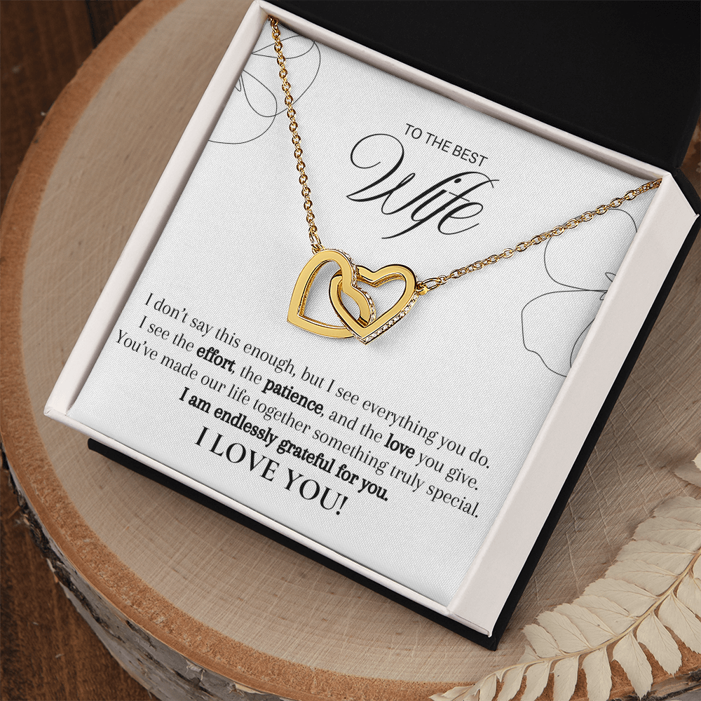 Seen Through Her Love, Cherished Always (A Great Romantic Gift for Wife)