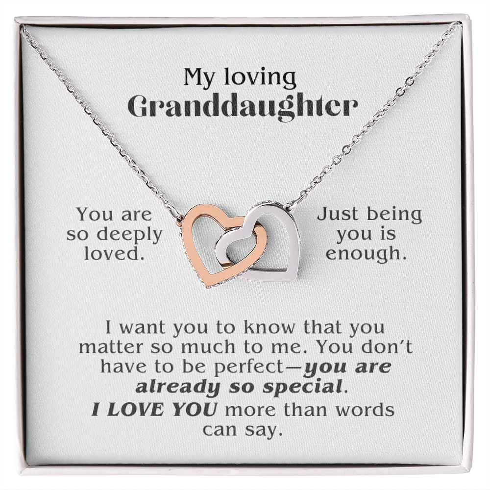 Loved Simply for Being Herself (A Beautiful and Thoughful Gift for Granddaughter)