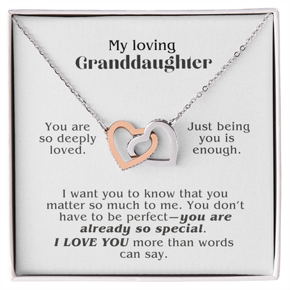 Loved Simply for Being Herself (A Beautiful and Thoughful Gift for Granddaughter)