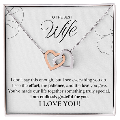 Seen Through Her Love, Cherished Always (A Great Romantic Gift for Wife)
