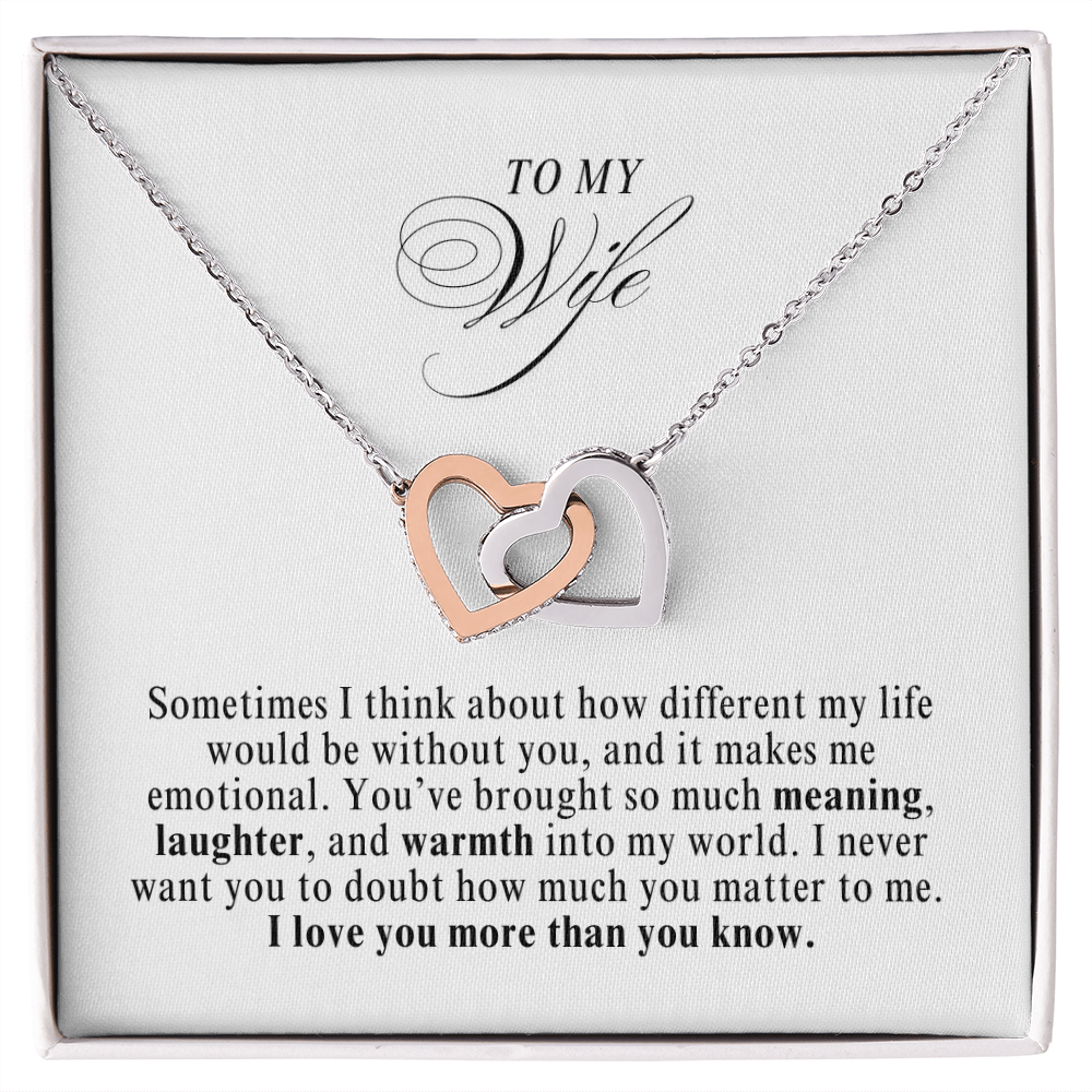 The Meaning She Brought Into My World (A Great Romantic Gift for Wife)
