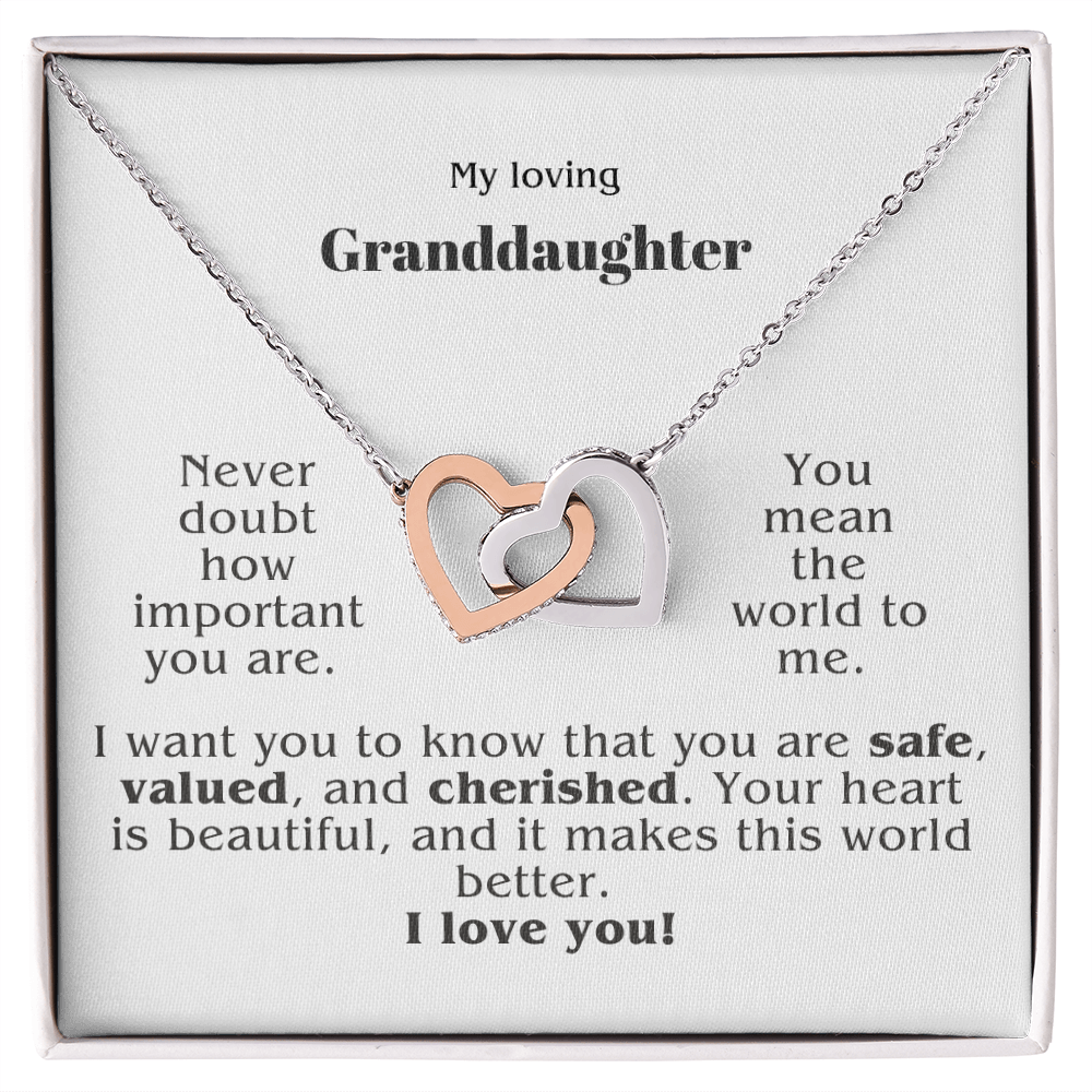 A Beautiful and Thoughtful Gift for Granddaughter - Held Gently in What Matters Most