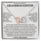 Eternal Bond: Granddaughter's Interlocking Hearts Necklace GL-001