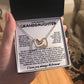 Eternal Bond: Granddaughter's Interlocking Hearts Necklace GL-004